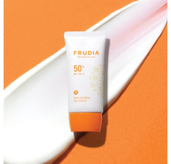 Солнцезащитный крем-основа Frudia Tone Up Base Sun Cream SPF50+ PA+++ 50 мл