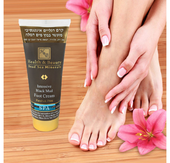 Інтенсивний крем для ніг, збагачений грязями Мертвого моря Health & Beauty 200 мл