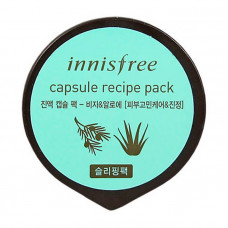 Маска зволожувальна з екстрактом алое та насіння торреї Innisfree Capsule Recipe Pack Bija and Aloe