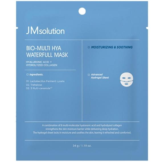 Тануча гідрогелева маска з гіалуроновою кислотою JMsolution Bio-Multi Hya Waterfull Mask JMSolution 34 г