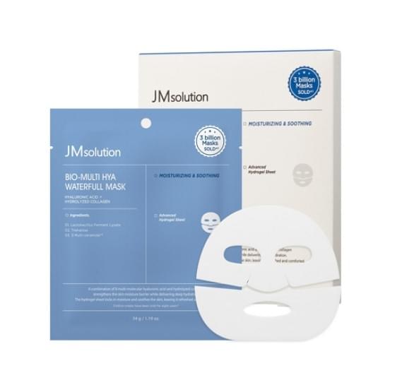 Тануча гідрогелева маска з гіалуроновою кислотою JMsolution Bio-Multi Hya Waterfull Mask JMSolution 34 г