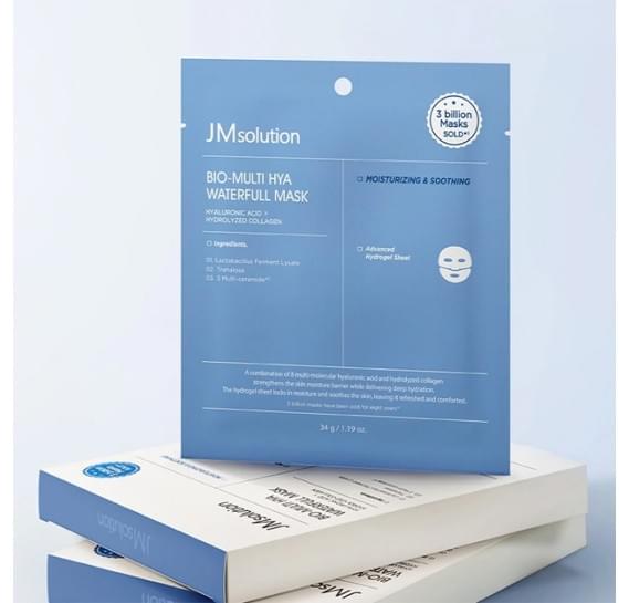 Тануча гідрогелева маска з гіалуроновою кислотою JMsolution Bio-Multi Hya Waterfull Mask JMSolution 34 г