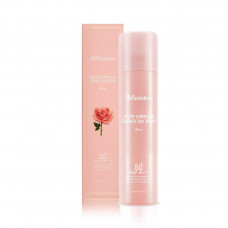 Солнцезахисний зволожувальний спрей для обличчя з трояндою JMsolution Glow Luminous Flower Sun Spray Rose Spf50+ Pa++++