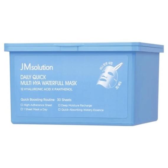 Увлажняющая экспресс-маска с гиалуроновой кислотой JM Solution Daily Quick Multi Hya Waterfull Mask JMSolution 350 мл