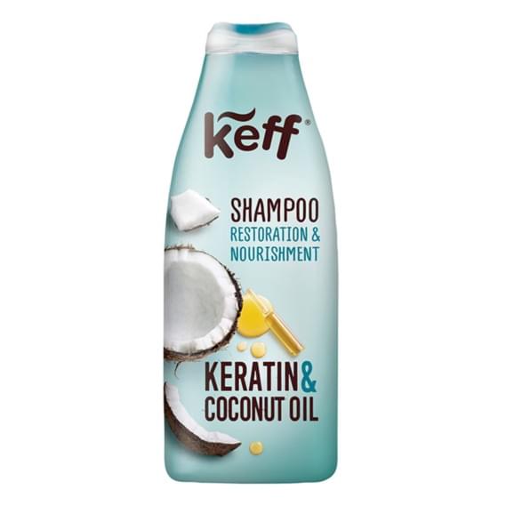 Шампунь для волос с кератином и кокосовым маслом Keff Keratin & Coconut Oil Shampoo 500 мл