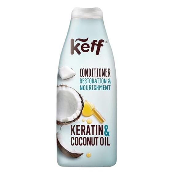 Кондиционер для волос с кератином и кокосовым маслом Keff Keratin & Coconut Oil Conditioner 500 мл