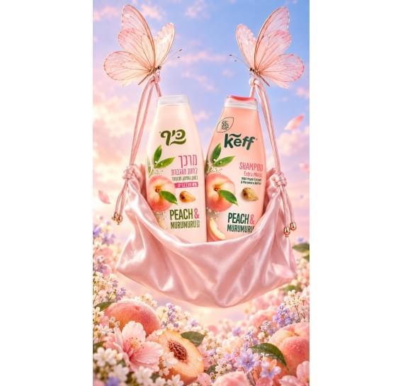 Кондиционер для волос «Персик и мурумуру» Keff Moisture Peach & Murumuru Conditioner 500 мл
