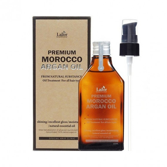 Відновлювальна арганова олія для волосся La'dor Premium Argan Hair Oil 100 мл