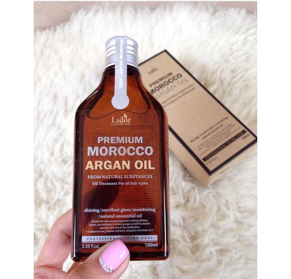 Відновлювальна арганова олія для волосся La'dor Premium Argan Hair Oil 100 мл