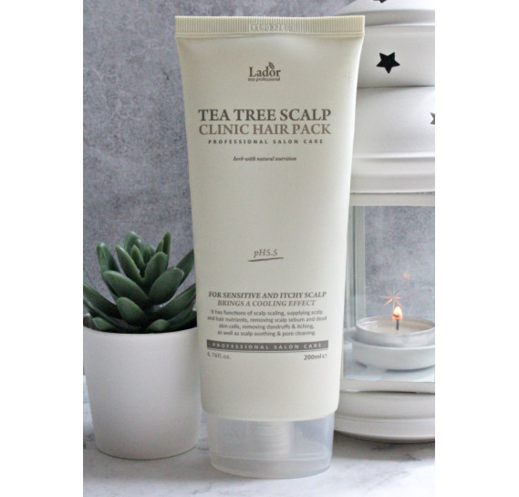 Маска-пілінг для шкіри голови з чайним деревом La'dor Tea Tree Scalp Hair Pack 200 мл