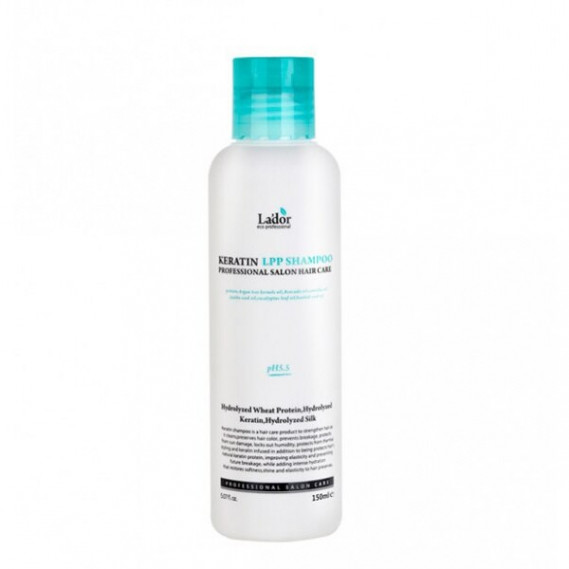 Безсульфатний кератиновий шампунь La'dor Keratin LPP Shampoo  150 мл