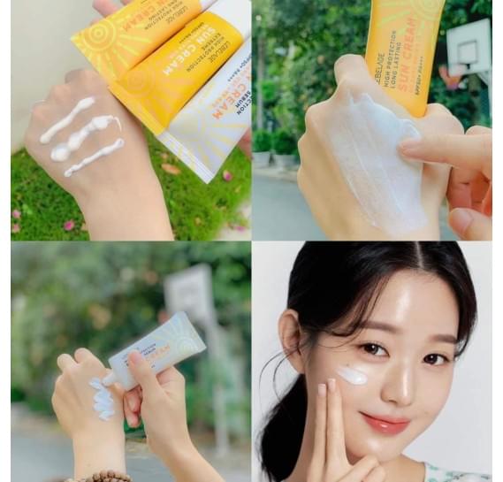 Солнцезащитный крем с высокой степенью защиты Lebelage High Protection Long Lasting Sun Cream 30 мл