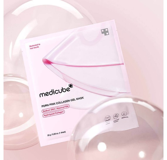 Гидрогелевая маска с PDRN и коллагеном Medicube PDRN Pink Collagen Gel Mask MEDICUBE 28 г