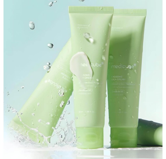 Лёгкий успокаивающий крем с центеллой Medicube Exosome Cica Cream MEDICUBE 50 мл