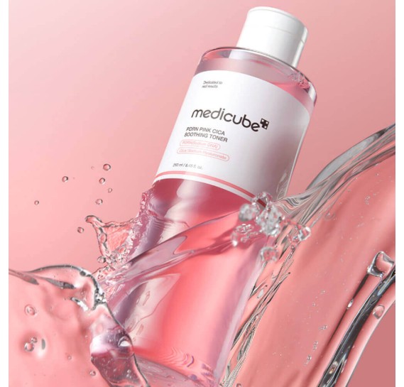 Успокаивающий тонер с ПДРН и центеллой Medicube PDRN Pink CICA Soothing Toner MEDICUBE 250 мл
