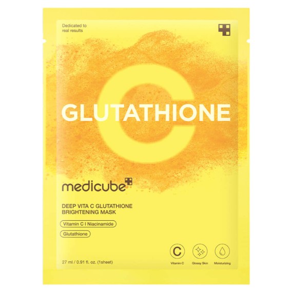 Осветляющая тканевая маска с глутатионом medicube Deep Vita C Glutathione Brightening Mask MEDICUBE 27 мл