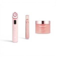 Преміальний набір для сяйва та пружності шкіри Medicube AGE-R Booster Pro Pink Edition + Booster Serum + Collagen Jelly Cream