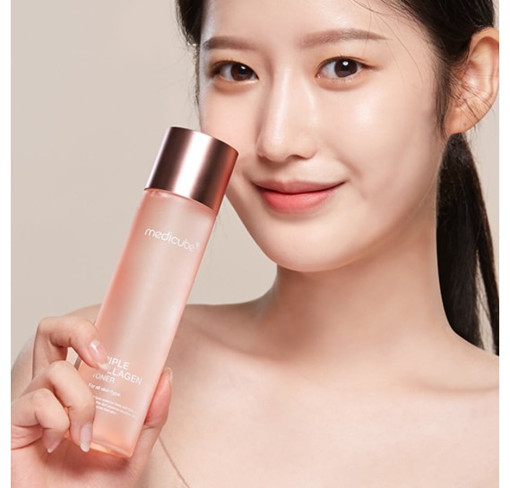 Тонер для упругости кожи с коллагеном Medicube Triple Collagen Toner MEDICUBE 140 мл