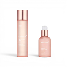 Набор для упругости и сияния кожи Medicube Triple Collagen Toner + Triple Collagen Serum