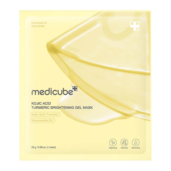 Гидрогелевая маска для сияния кожи medicube Kojic Acid Turmeric Brightening Gel Mask MEDICUBE 28 г