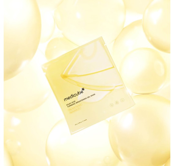 Гидрогелевая маска для сияния кожи medicube Kojic Acid Turmeric Brightening Gel Mask MEDICUBE 28 г