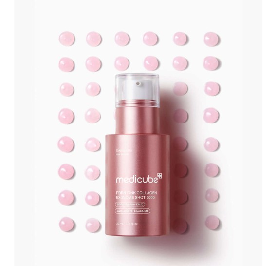 Омолаживающая ампула с микроиглами Medicube PDRN Pink Collagen Exosome Shot Serum 2000 MEDICUBE 30 мл