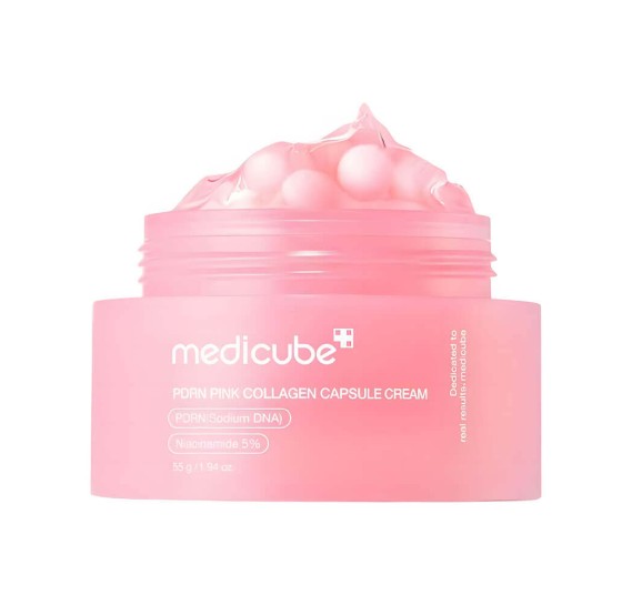 Премиальный набор для восстановления и сияния кожи Medicube AGE-R Booster Pro X2 + PDRN Pink Collagen Capsule Cream White MEDICUBE 1 шт + 55 мл