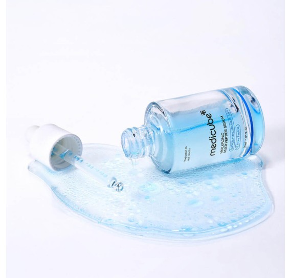 Двухфазная сыворотка с пептидами и ПДРН Medicube Hyaluronic Multi Peptide Serum MEDICUBE 30 мл