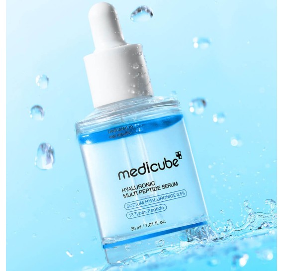 Двухфазная сыворотка с пептидами и ПДРН Medicube Hyaluronic Multi Peptide Serum MEDICUBE 30 мл