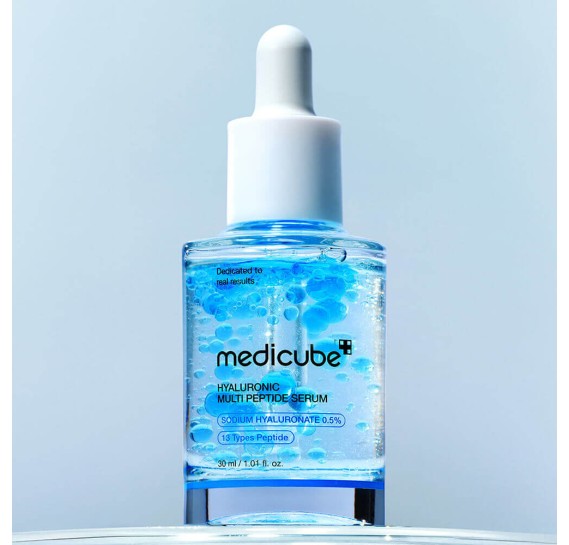 Двухфазная сыворотка с пептидами и ПДРН Medicube Hyaluronic Multi Peptide Serum MEDICUBE 30 мл