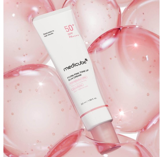 Тонирующий солнцезащитный крем с ПДРН medicube PDRN Pink Tone Up Sun Cream SPF50+ PA++++ MEDICUBE 50 мл