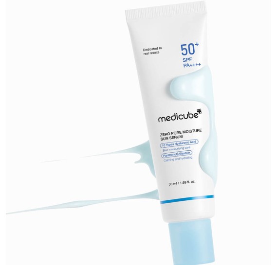 Увлажняющая солнцезащитная сыворотка medicube Zero Pore Hydrating Sun Serum SPF50+ PA++++ MEDICUBE 50 мл
