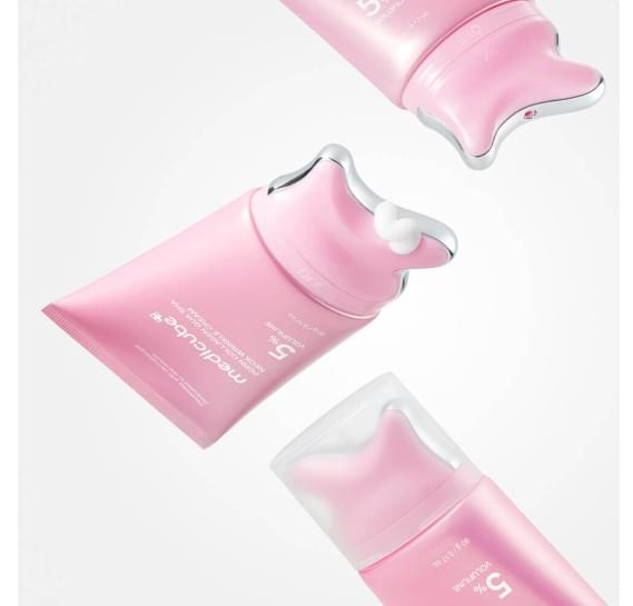 Массажный крем для шеи и овала лица с ПДРН medicube PDRN Collagen Gua Sha Neck Wrinkle Cream MEDICUBE 90 г