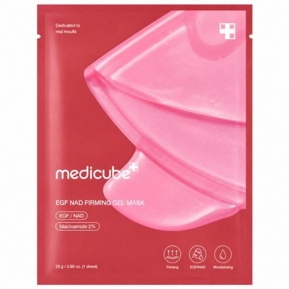 Антивозрастная гидрогелевая маска с NAD и факторами роста medicube EGF NAD Firming Gel Mask MEDICUBE 28 г
