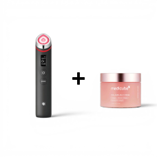 Набір для сяйва та ліфтингу шкіри Medicube AGE-R Booster Pro + Collagen Jelly Cream Black Edition