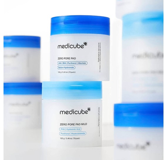 Отшелушивающие пэды для чувствительной кожи Medicube Zero Pore Pad Mild MEDICUBE 70 шт