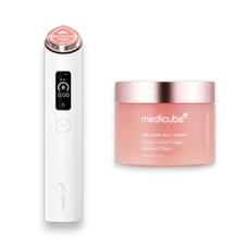 Набор для увлажнения и упругости кожи  Medicube AGE-R Booster Pro X2 + Collagen Jelly Cream White