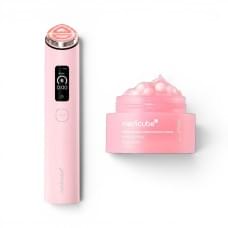 Премиальный набор для восстановления и сияния кожи Medicube AGE-R Booster Pro X2 + PDRN Pink Collagen Capsule Cream White