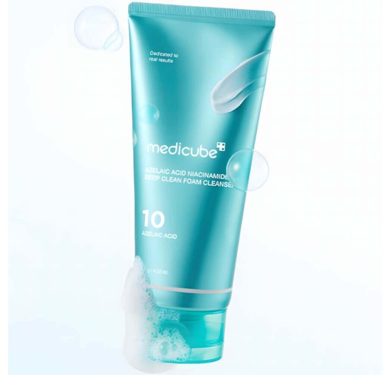Очищающая пенка с азелаиновой кислотой medicube Azelaic Acid Niacinamide Deep Clean Foam Cleanser MEDICUBE 120 мл