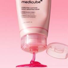 Ночная маска-плёнка с ПДРН и кофеином Medicube PDRN Pink Caffeine Night Wrapping Mask