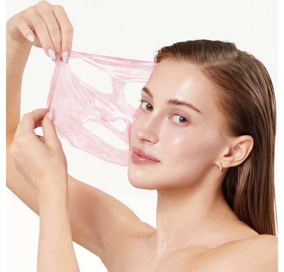 Ночная маска-плёнка с ПДРН и кофеином Medicube PDRN Pink Caffeine Night Wrapping Mask MEDICUBE 75 мл