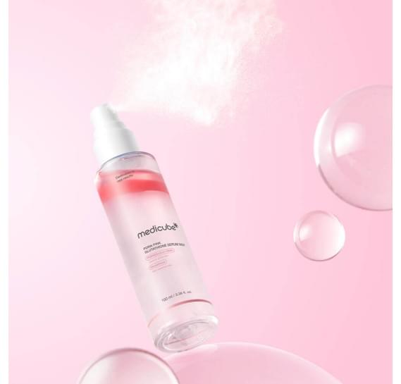 Сыворотка-мист для сияния кожи с ПДРН medicube PDRN Pink Glutathione Serum Mist MEDICUBE 100 мл