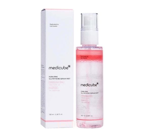 Сыворотка-мист для сияния кожи с ПДРН medicube PDRN Pink Glutathione Serum Mist MEDICUBE 100 мл