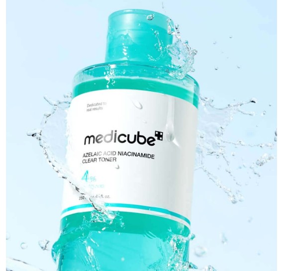 Очищающий тоник с 4% азелаиновой кислоты medicube Azelaic Acid Niacinamide Clear Toner MEDICUBE 250 мл