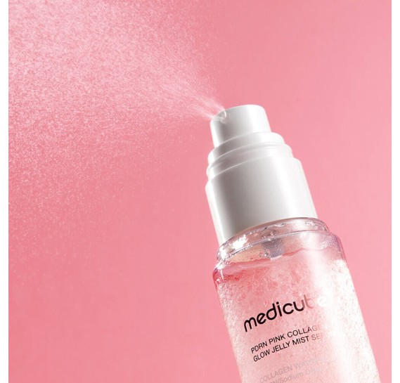 Мист-серум с ПДРН и коллагеном для сияния кожи medicube PDRN Pink Collagen Glow Jelly Mist Serum MEDICUBE 100 мл