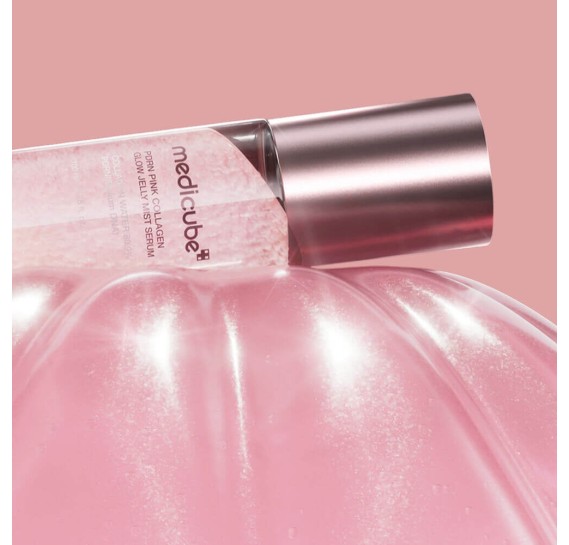 Мист-серум с ПДРН и коллагеном для сияния кожи medicube PDRN Pink Collagen Glow Jelly Mist Serum MEDICUBE 100 мл