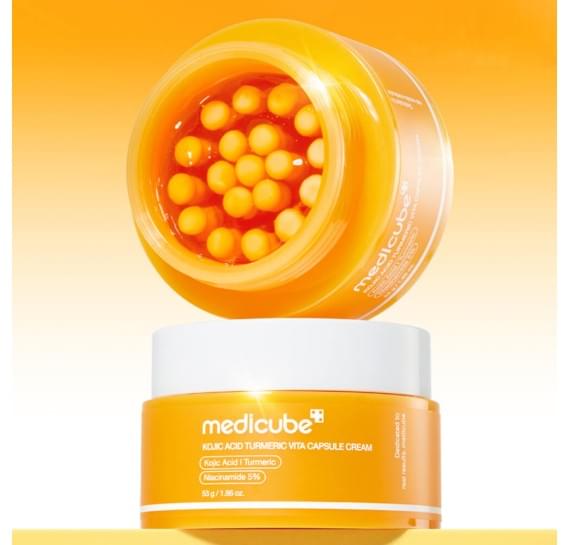 Капсульный крем для сияния кожи medicube Kojic Acid Turmeric Vita Capsule Cream MEDICUBE 53 мл