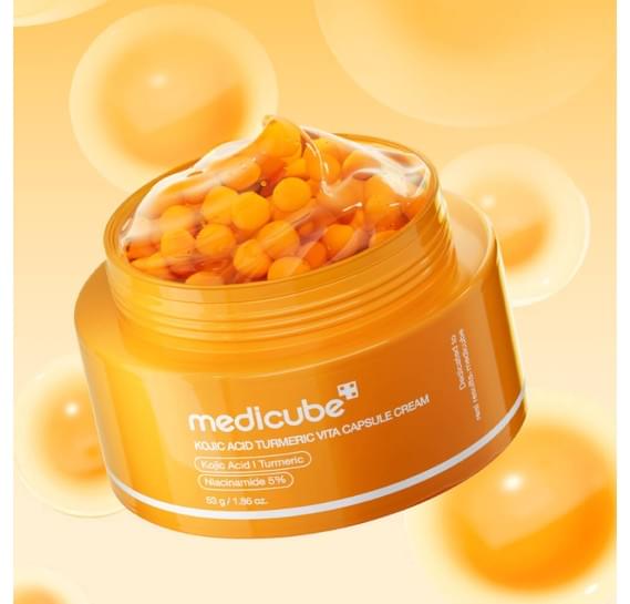 Капсульный крем для сияния кожи medicube Kojic Acid Turmeric Vita Capsule Cream MEDICUBE 53 мл