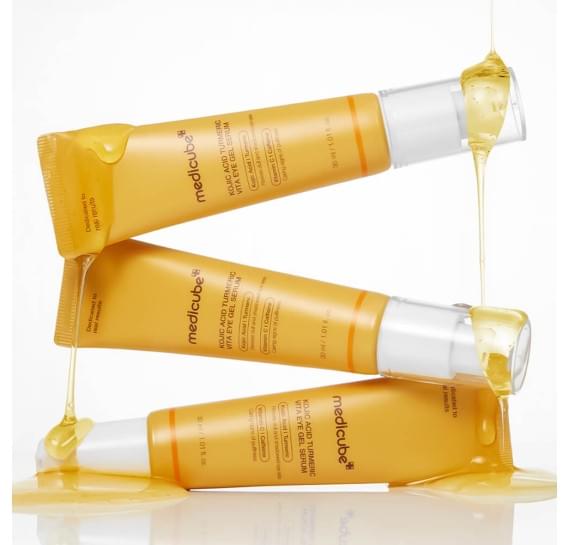 Тонизирующий гель для век с койевой кислотой medicube Kojic Acid Turmeric Vita Eye Gel Serum MEDICUBE 30 мл