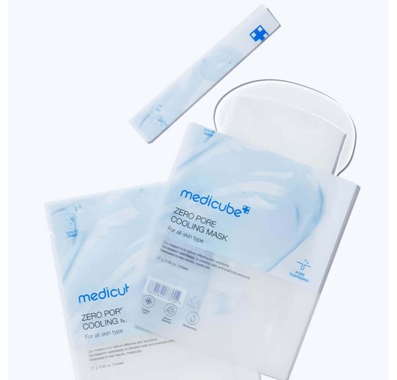 Охлаждающая тканевая маска для сужения пор Medicube Zero Pore Cooling Mask MEDICUBE 27 г